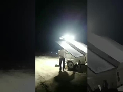 Güneş ışığı ile hareketli ışık römorkları