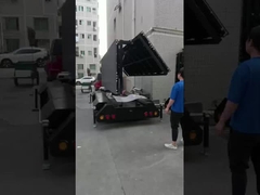 Güneş LED ekran ekranı römork