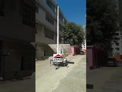 Mobil güneş güvenlik römorkları