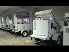 Güneş Güvenlik Kameraları ile Güneş Enerjisiyle Hareketli Mobil CCTV Kulesi