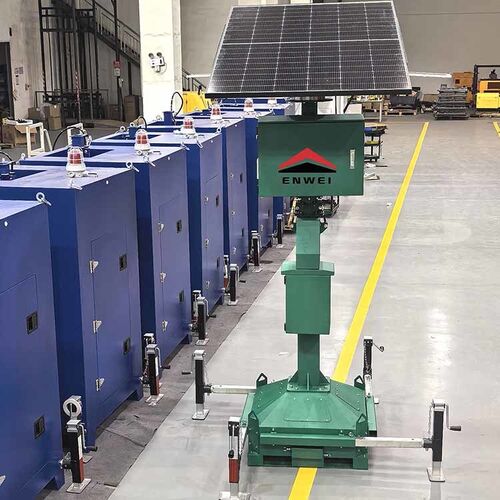 Latest company news about Otopark için yüksek güvenilirliğe sahip güneş enerjili projektör aydınlatma kulesi