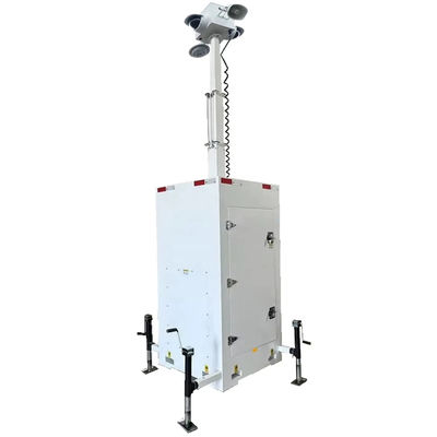 quality Mobil CCTV Kulesi Birimi, 6 metrelik manuel direkle piyasa izleme için factory