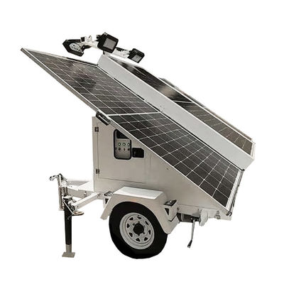 360 Derece Döner Işıklandırma Büyük Alan Maden Işıklandırması İçin Özel Güneş LED Light Trailer