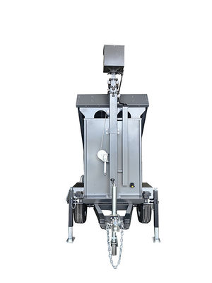 Güneş Enerjisi Güvenlik Akıllı Kamera Cctv Trailer Depo İzleme için Soğuk Galvanize