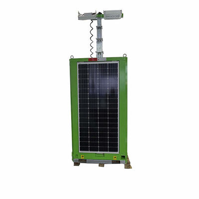 Akıllı Yönetim Güneş Enerjisi Sistemi Enerji LED Işık Kulesi Sahne Aydınlatması İçin Kuboid