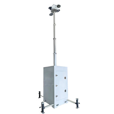 Yol İnşaatı İşlerinin İzlenmesi İçin Mobil Kompakt CCTV İzleme Kuleleri
