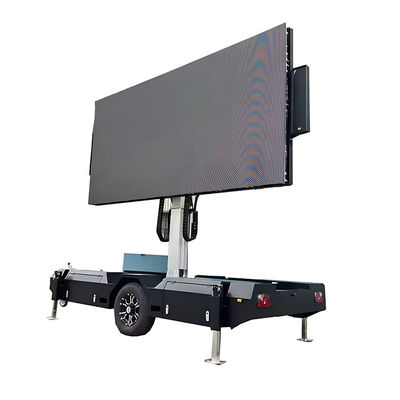 Gerçek Zamanlı Resim Dışarıda Taşınabilir LED Ekran Ekran Reklam Ekran Trayleri Spor Etkinliği İçin