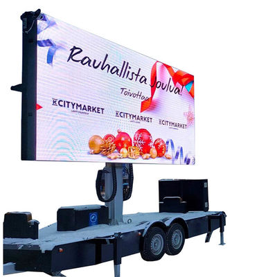 Dışarıda Tam Renkli LED Ekran Ekranı Turist Noktası İçin Bilboard Trayleri