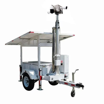 quality Park yeri izleme için 2*420W güneş panelleri ile güvenlik kamerası römork factory
