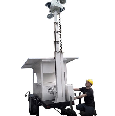 Yüksek Esneklik Mobil Güvenlik Kamera Kulesi Yüksek Kararlı CCTV Mayın İzleme için