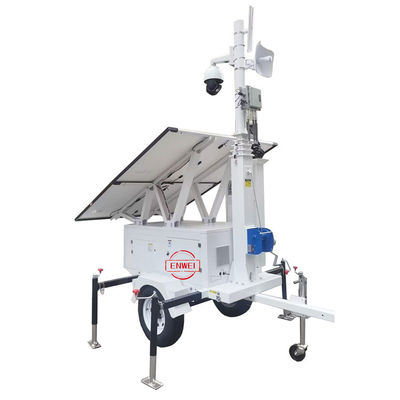 quality Açık madencilik izleme için mobil gözetleme römorkları Güneş CCTV römorkları factory