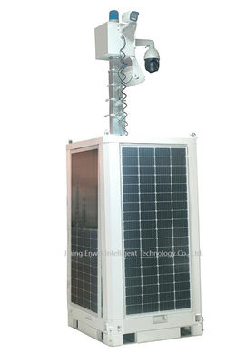Güneş enerjisiyle çalışan taşınabilir kameralar, otopark izleme için CCTV kuleler