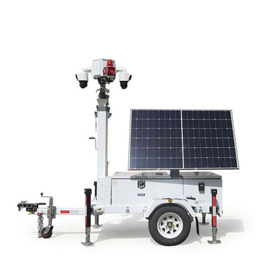 quality İnşaat Alanları Gözetimi İçin Katlanabilir Güneş Panelleri İçin Güneş CCTV Rel Aracı factory
