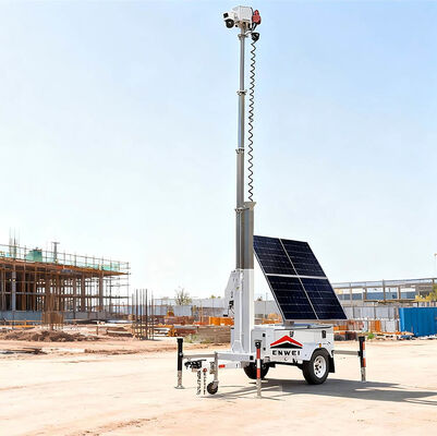 Dış Mekan Kablosuz Alan İzleme için Güneş Güvenlik Fragmanı CCTV Fragmanı