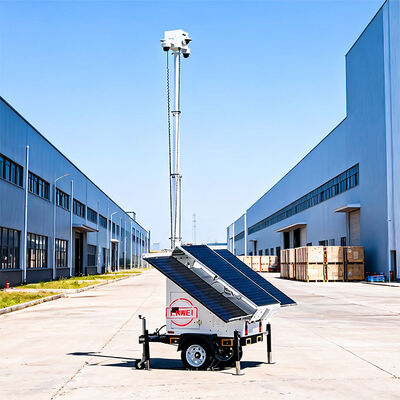 Hava Koşullarına Dayanıklı Mobil Güvenlik Römorku Proje Mühendisliği İçin Harici Güç Gerekmez