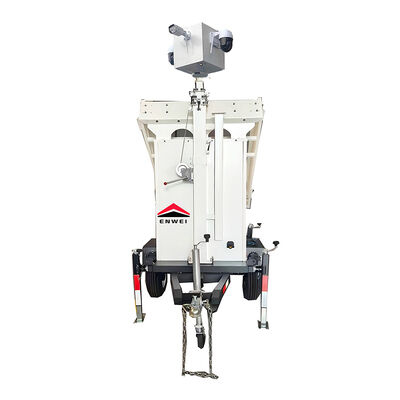 Taşınabilir Güneş Panelleri Kamera CCTV Trailer Çerçeve İnşaat Alanı için