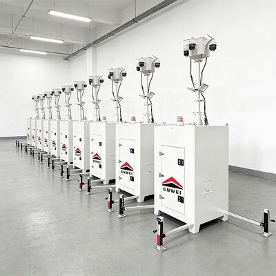 Yüksek Dayanıklılık Mobil CCTV Kule Gözetim Kulesi Geçici İzleme Kullanımı İçin